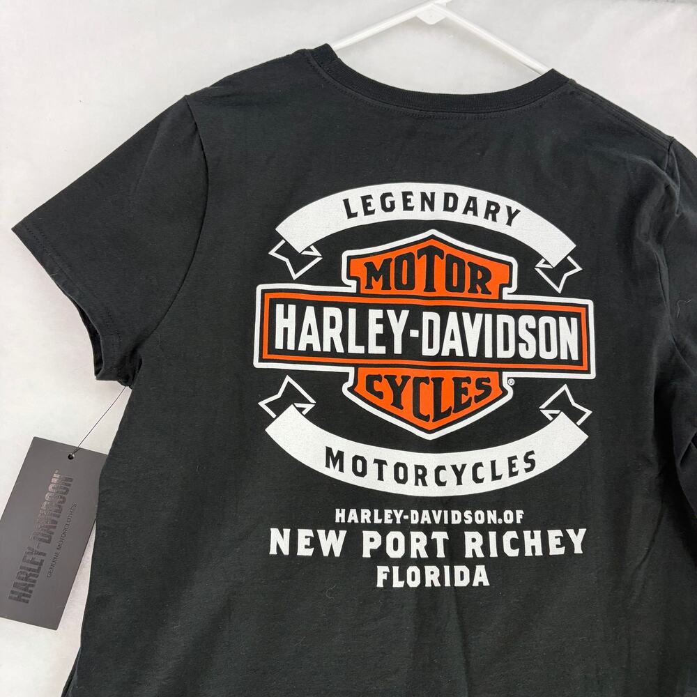 New Harley-Davidson New Port Richey Florida Eagle Graphic T-Shirt Size L - Picture 13 of 16
